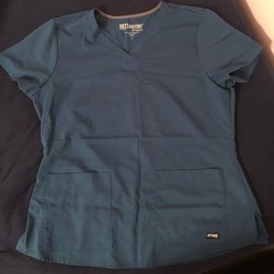 Grey’s anatomy scrub top, Caribbean blue